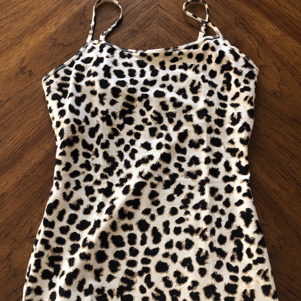 Express leopard print tank